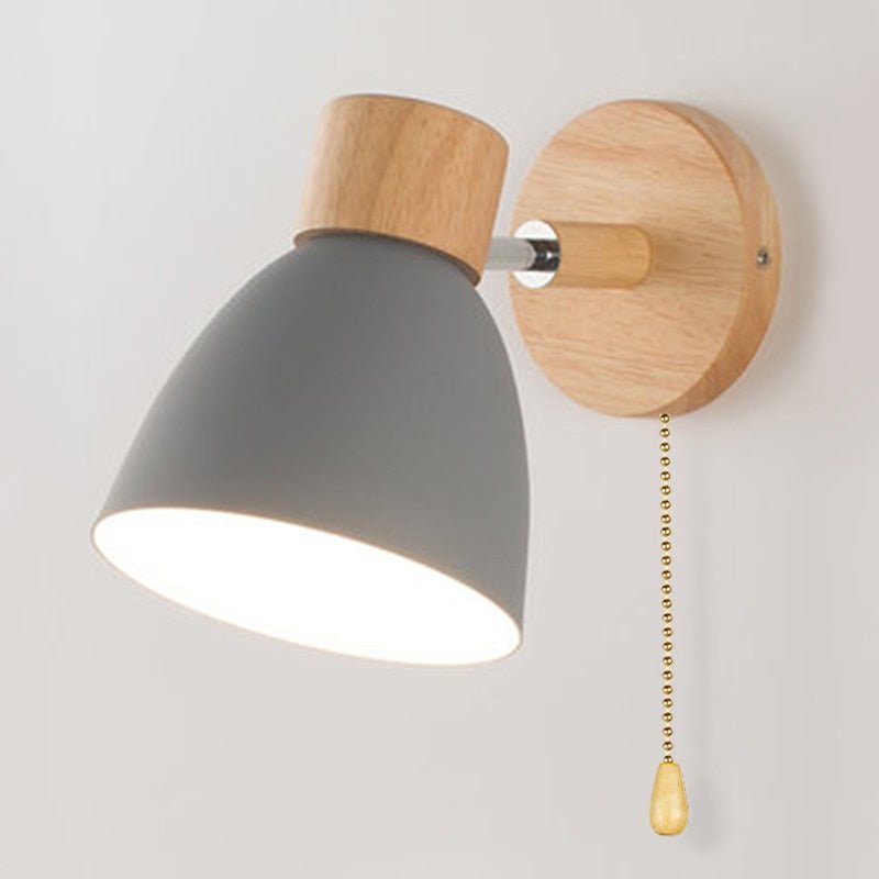 Yadiel - Scandinavische hangende wandlamp van hout