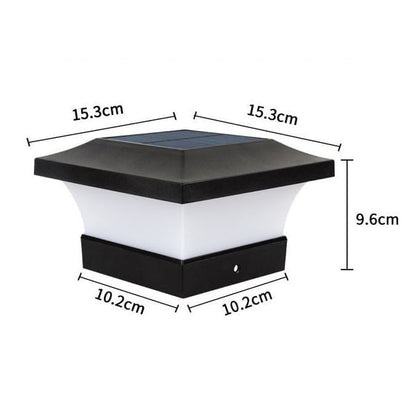 Nugee Short Light | Outdoor Solar Column Lamp