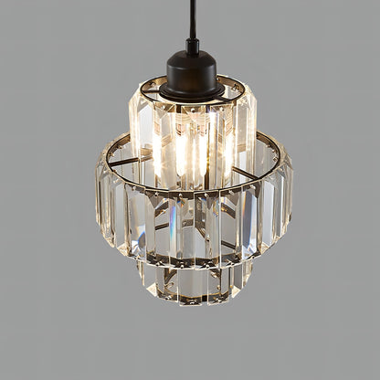 Fernando - Round Layered Crystal Ceiling Lamp