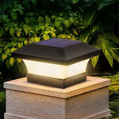 Nugee Short Light | Outdoor Solar Column Lamp