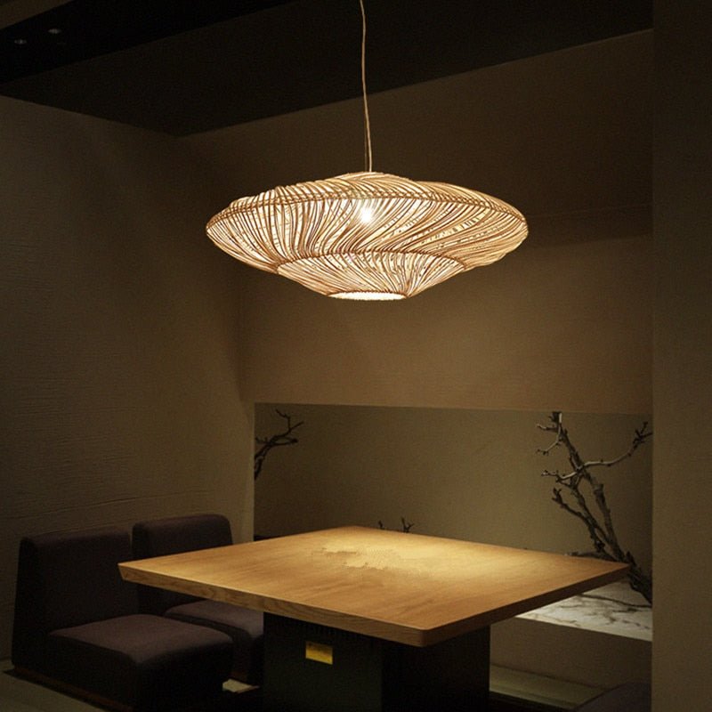 Radiar - Vintage rattan pendant lamp 