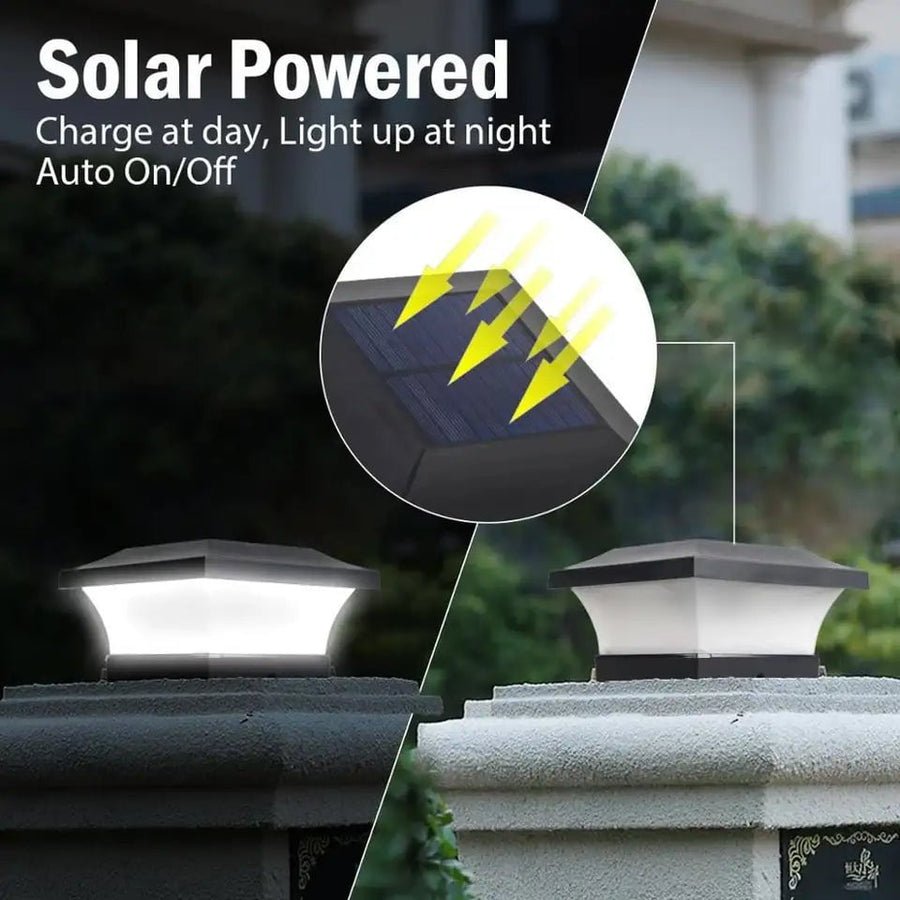 Nugee Short Light | Outdoor Solar Column Lamp