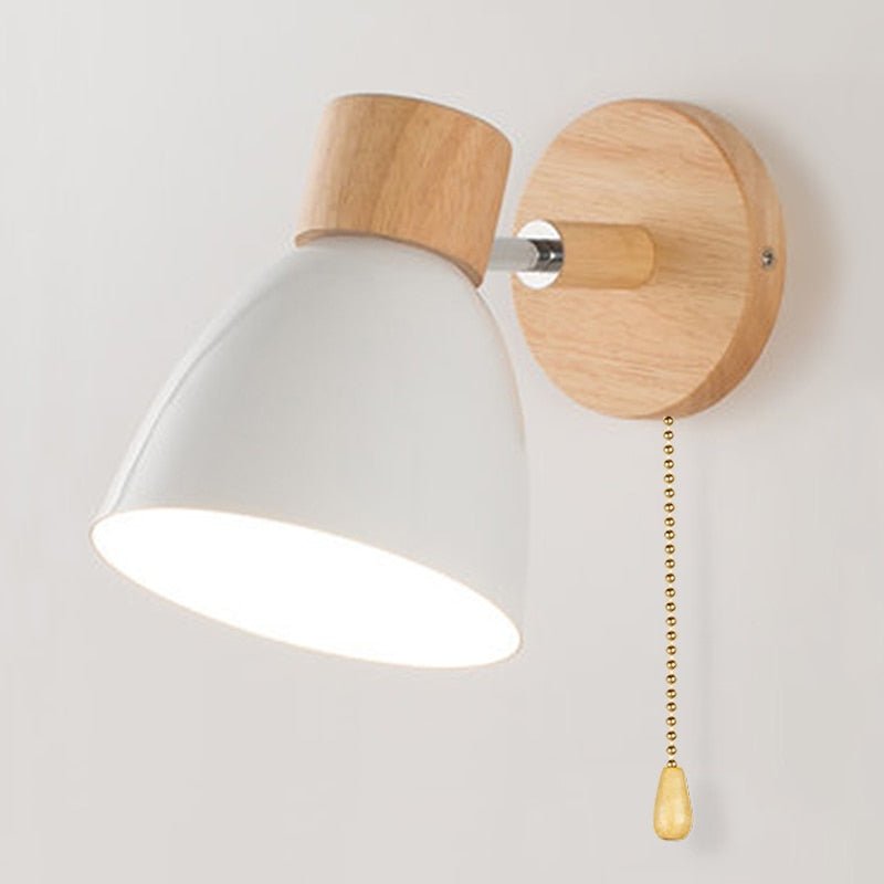 Yadiel - Scandinavische hangende wandlamp van hout