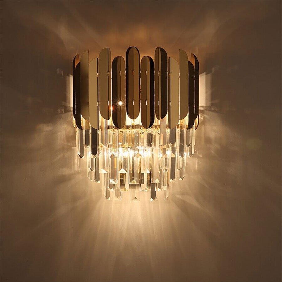 Mini chandelier wall lamp 