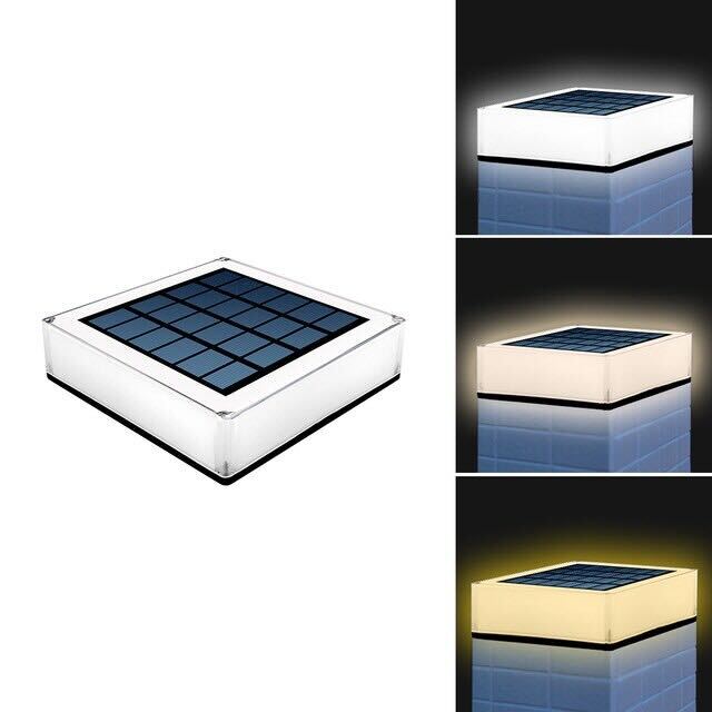 Flat out solar lamp