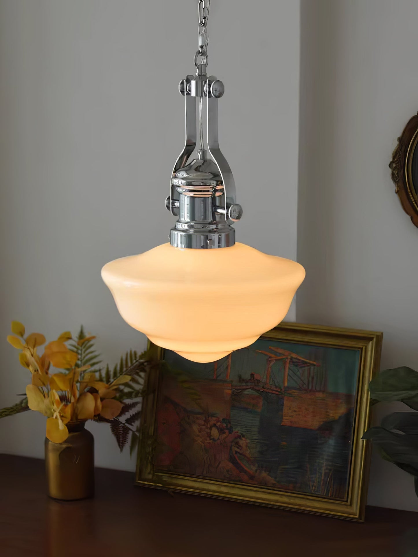 Lavagna School Building Hanging Lamp