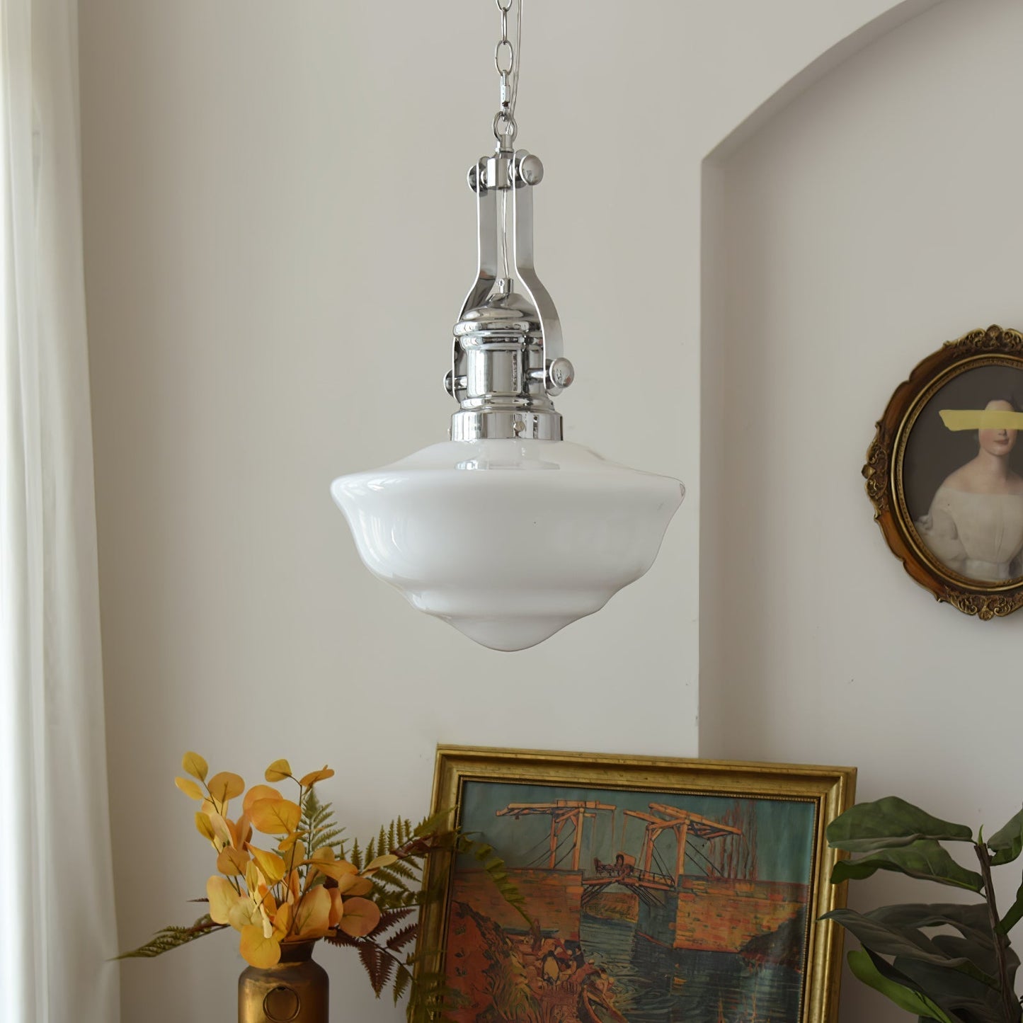 Lavagna School Building Hanging Lamp