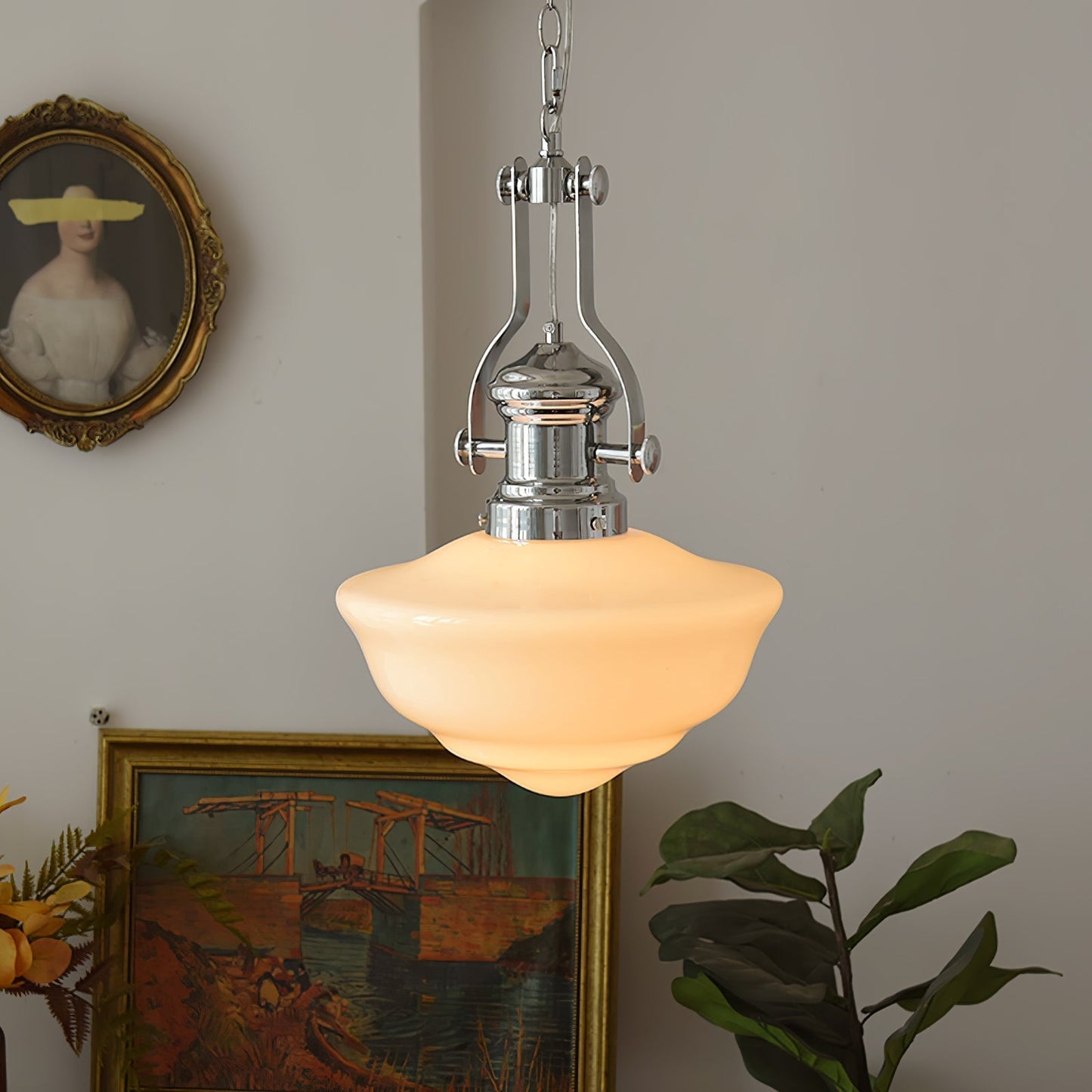 Lavagna School Building Hanging Lamp