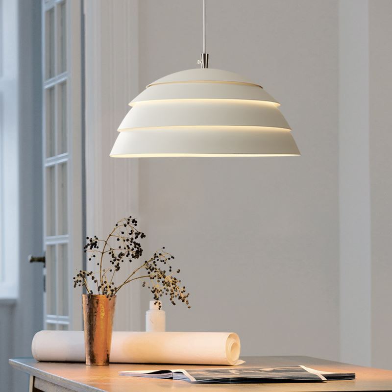 Dome shaped LED pendant lamp 