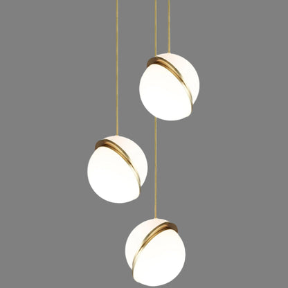 Half moon pendant lamp 