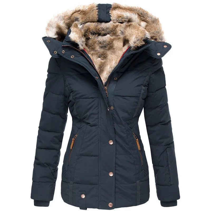 AUDREY™ | WARM WINTER COAT WITH FUR LINING