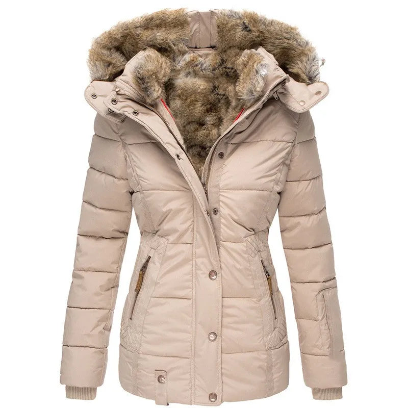 AUDREY™ | WARM WINTER COAT WITH FUR LINING