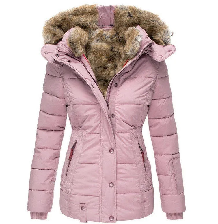 AUDREY™ | WARM WINTER COAT WITH FUR LINING