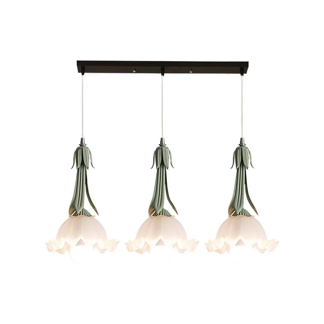 Lily of the valley pendant lamp