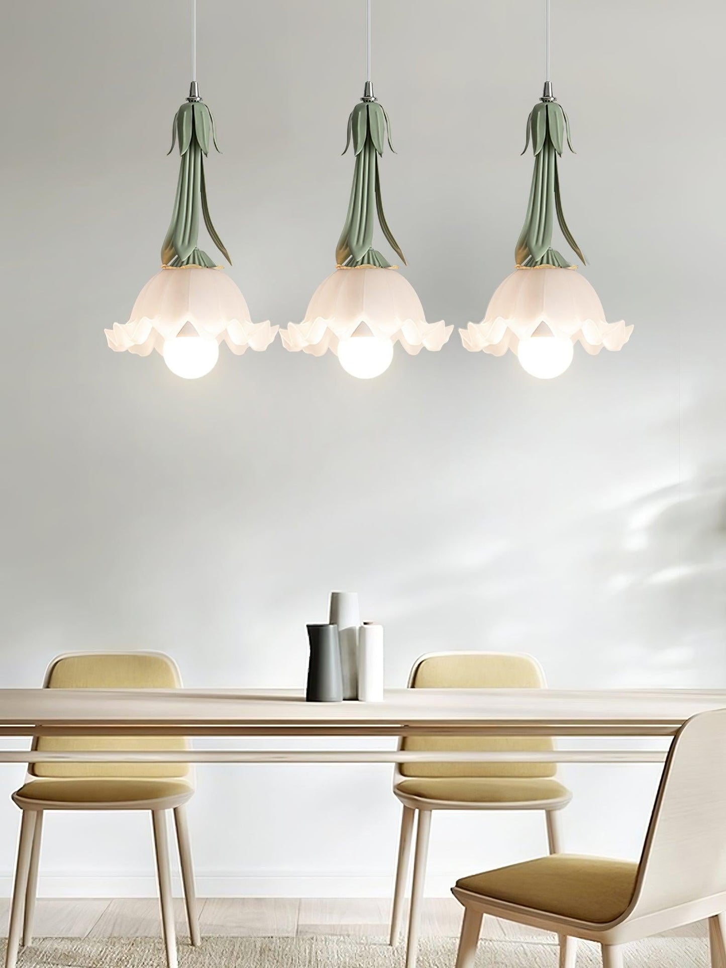 Lily of the valley pendant lamp