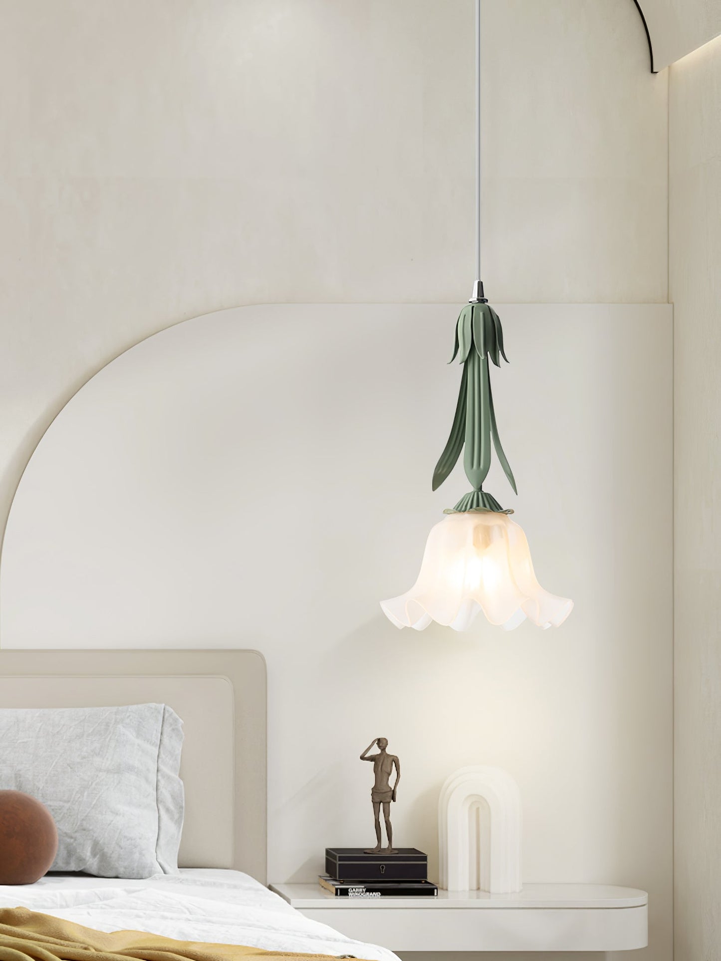 Lily of the valley pendant lamp