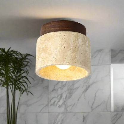 Japanse Creatieve Creme Stijl Plafondlamp