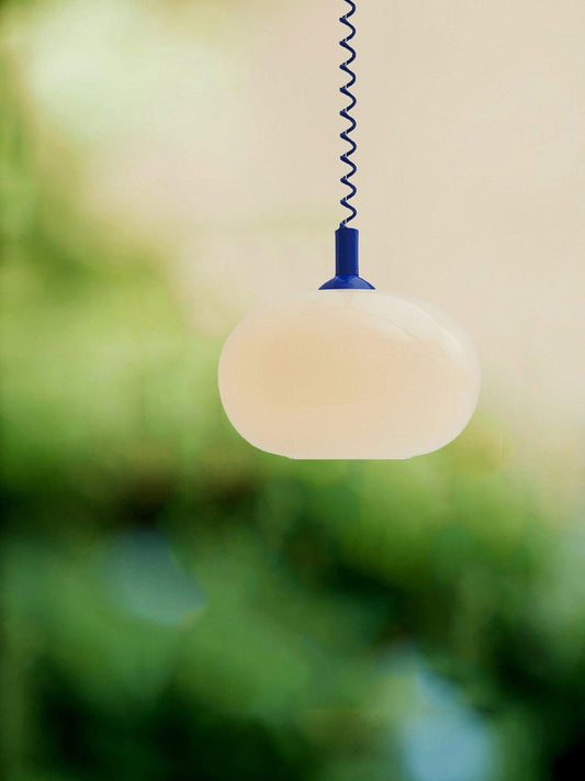 Macaron feather pendant lamp