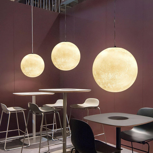 Moon pendant lamp 