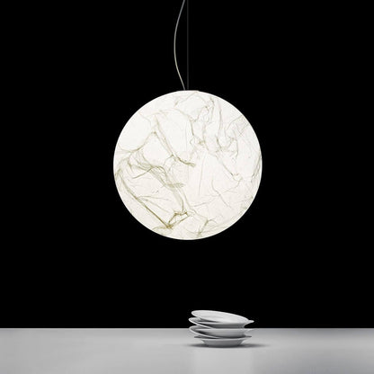 Moon silk pendant lamp 