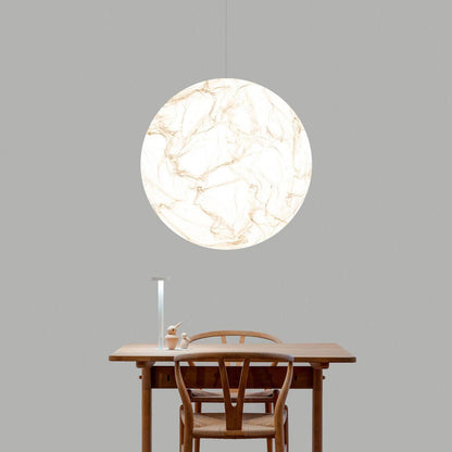 Moon silk pendant lamp 