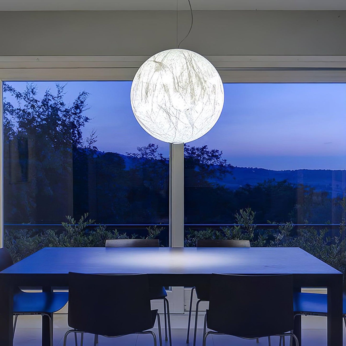 Moon silk pendant lamp 