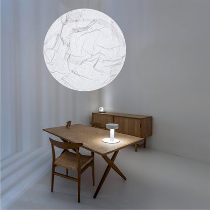 Moon silk pendant lamp 