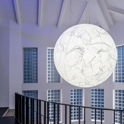 Moon silk pendant lamp 