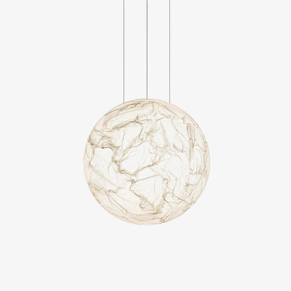 Moon silk pendant lamp 