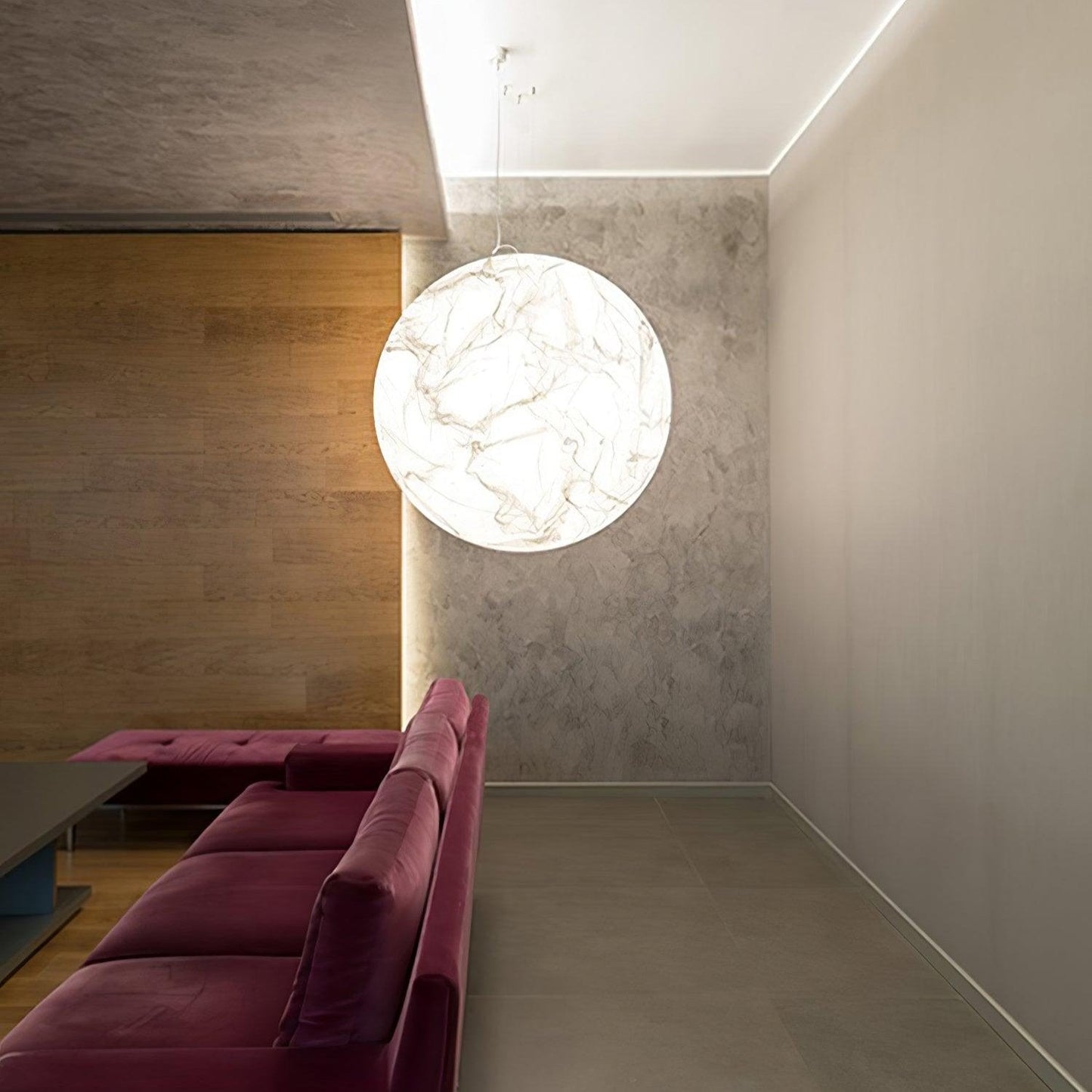 Moon silk pendant lamp 