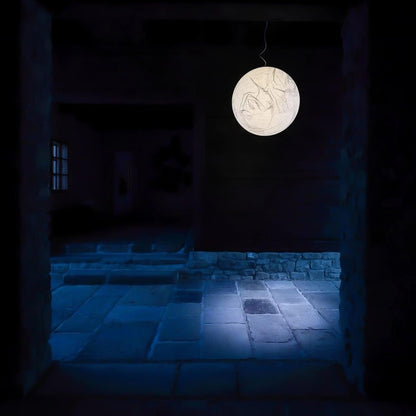 Moon silk pendant lamp 