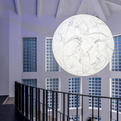 Moon silk pendant lamp 