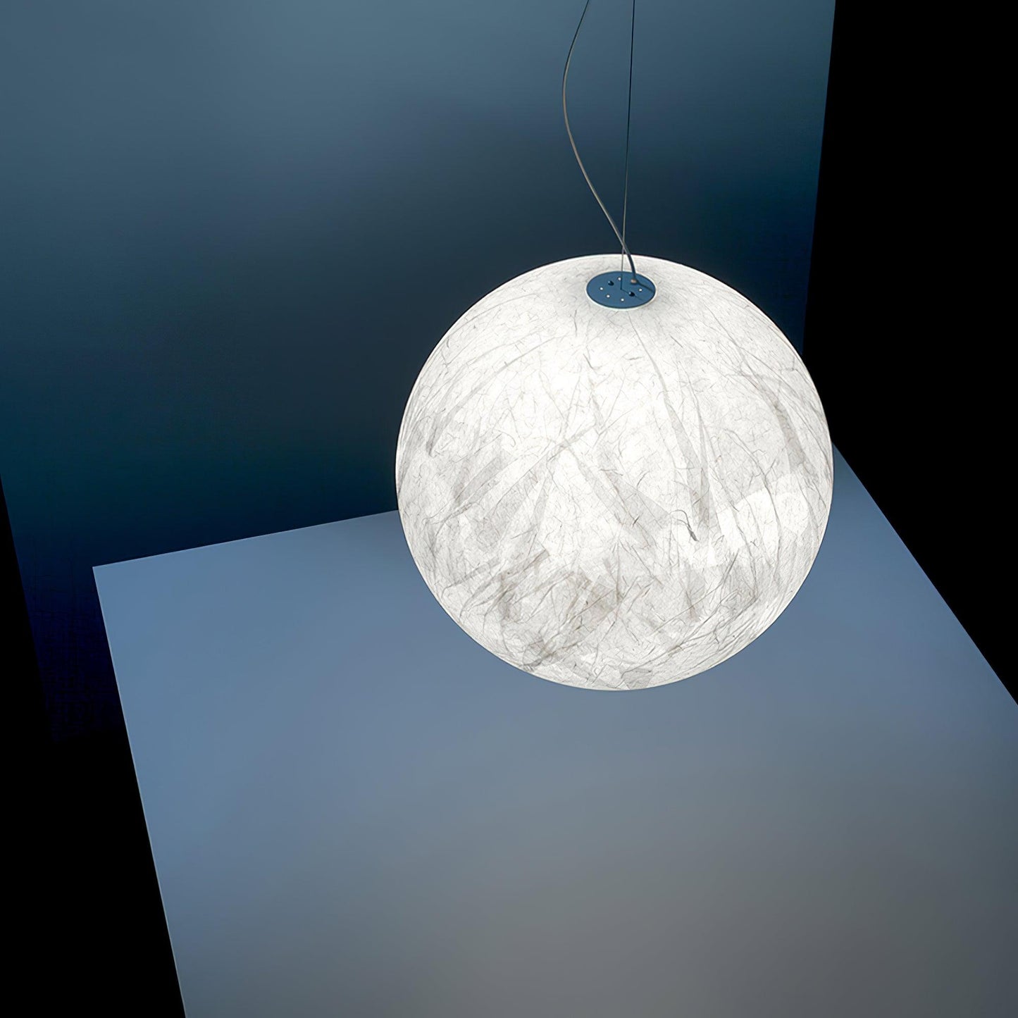 Moon silk pendant lamp 