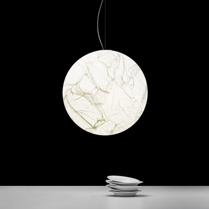 Moon silk pendant lamp 