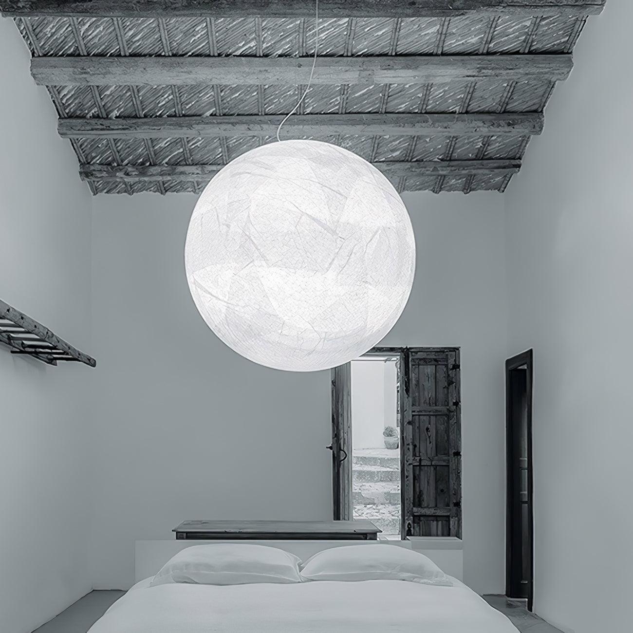 Moon silk pendant lamp 