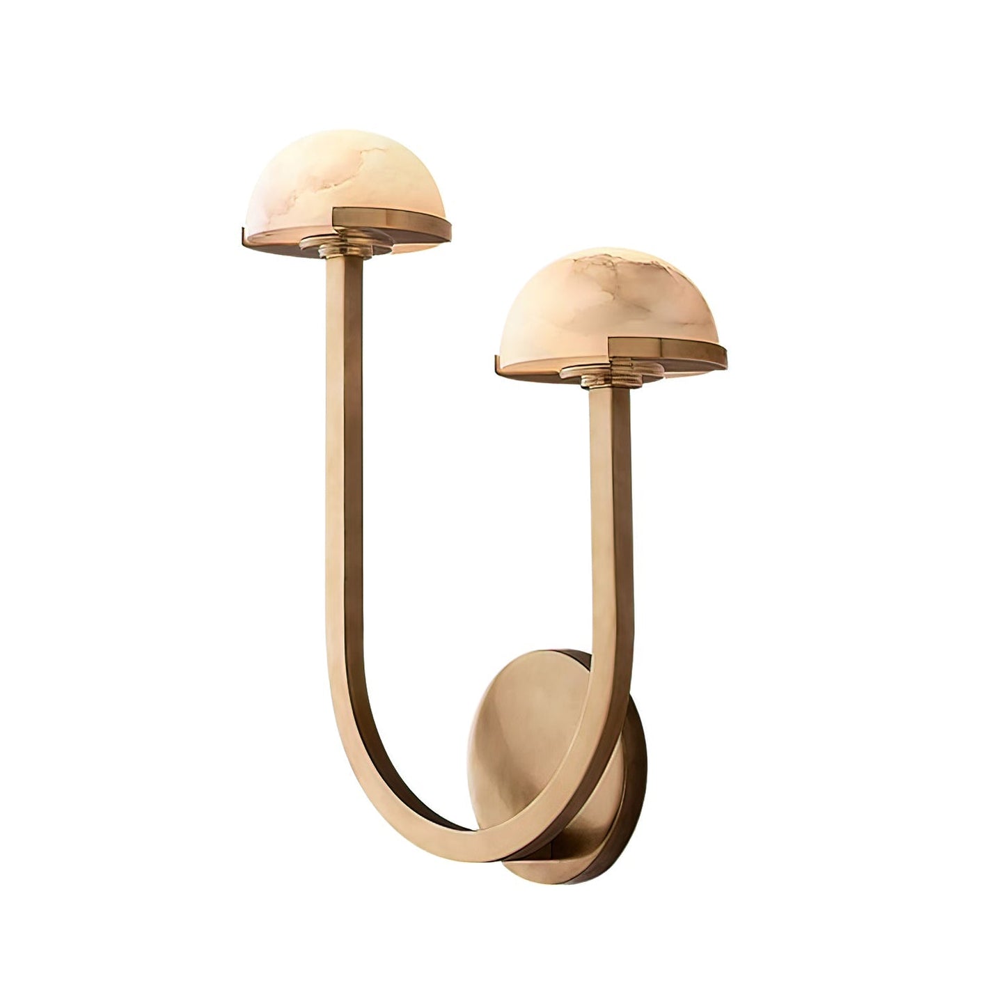 Mushroom alabaster wall lamp 