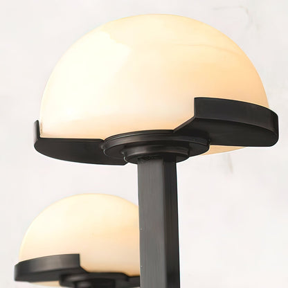 Mushroom alabaster wall lamp 