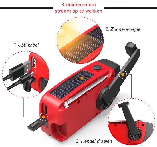 LUMI IMPACT™ | Emergency Radio with Flashlight and Powerbank