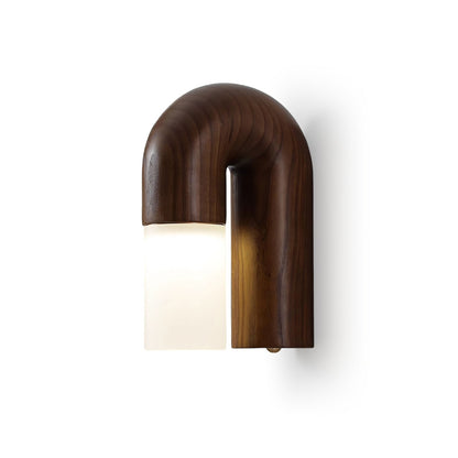 Arcus wooden wall lamp