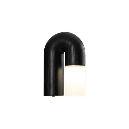 Arcus wooden wall lamp