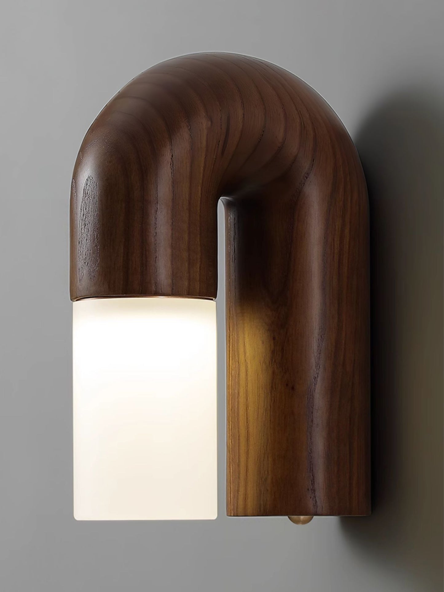 Arcus wooden wall lamp