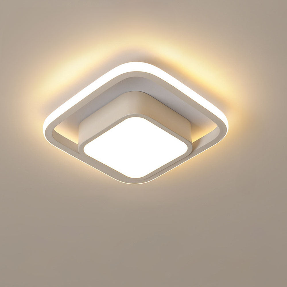 Minimalistische Dubbele Ring LED Plafondlamp