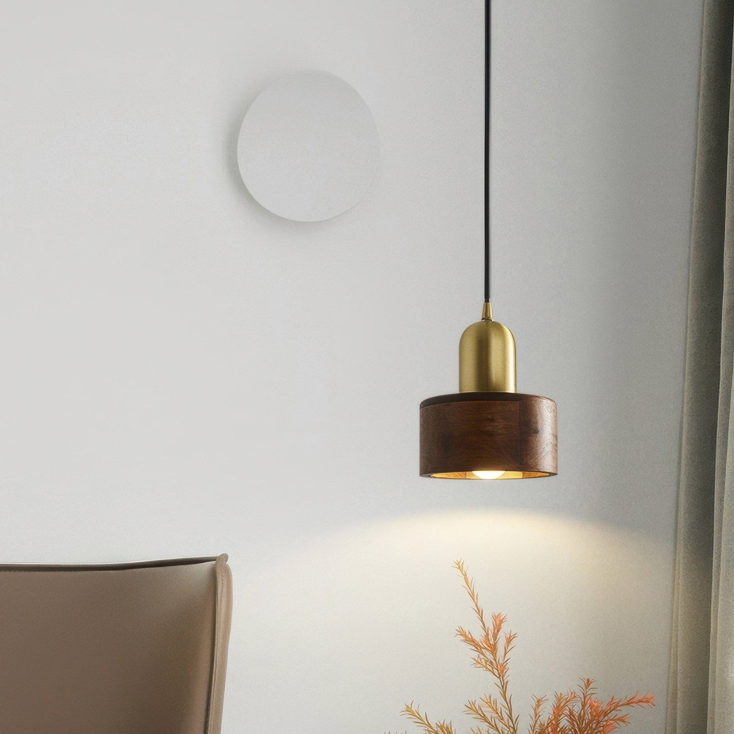 Cilinder Hangende Lamp Japanse Stijl