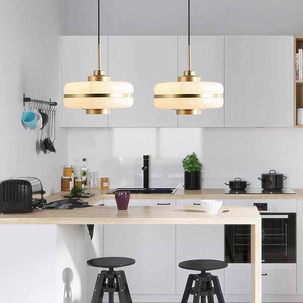 Scandinavian luxury glass pendant lamp