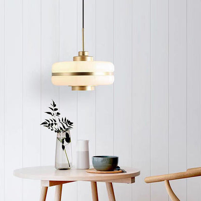 Scandinavian luxury glass pendant lamp