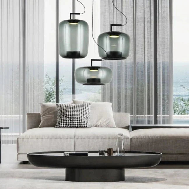 Modern pendant lamp for the kitchen table