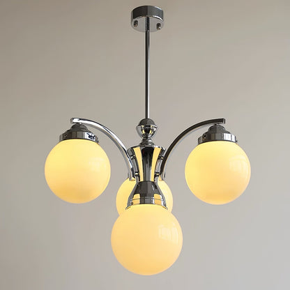 Retro Salamanca round glass chandeliers