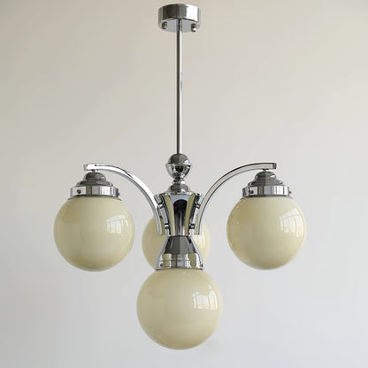 Retro Salamanca round glass chandeliers