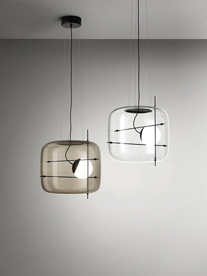 Plot glass pendant lamp 