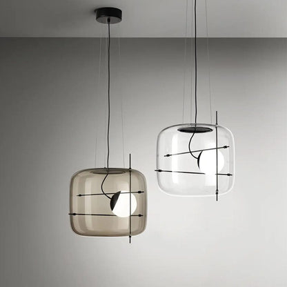 Plot glass pendant lamp 